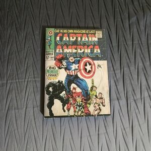Marvel Captain America Vintage Comic Wall Art - Red, Blue, Black
